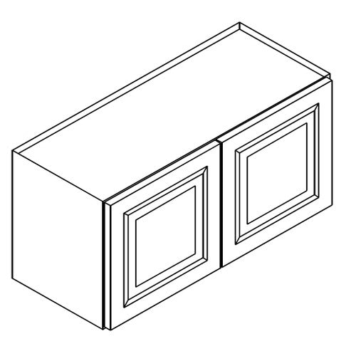 PW-W2424B ( Wall Cabinet 24"Wx12"Dx24"H -2 Doors )