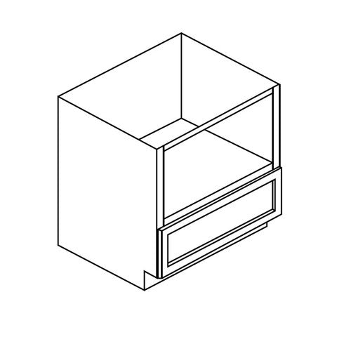 AW-B30MW (30"W) ( Microwave Base - 30"x24"x34.5" 26 7/8"x18"H opening with 1 Drawer )