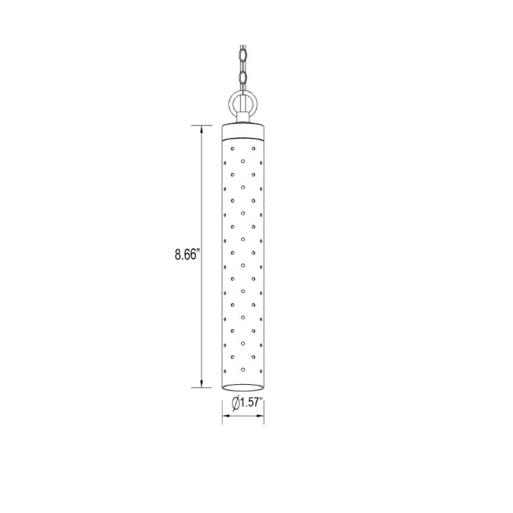 Stelvio BAB Brass Hanging Light