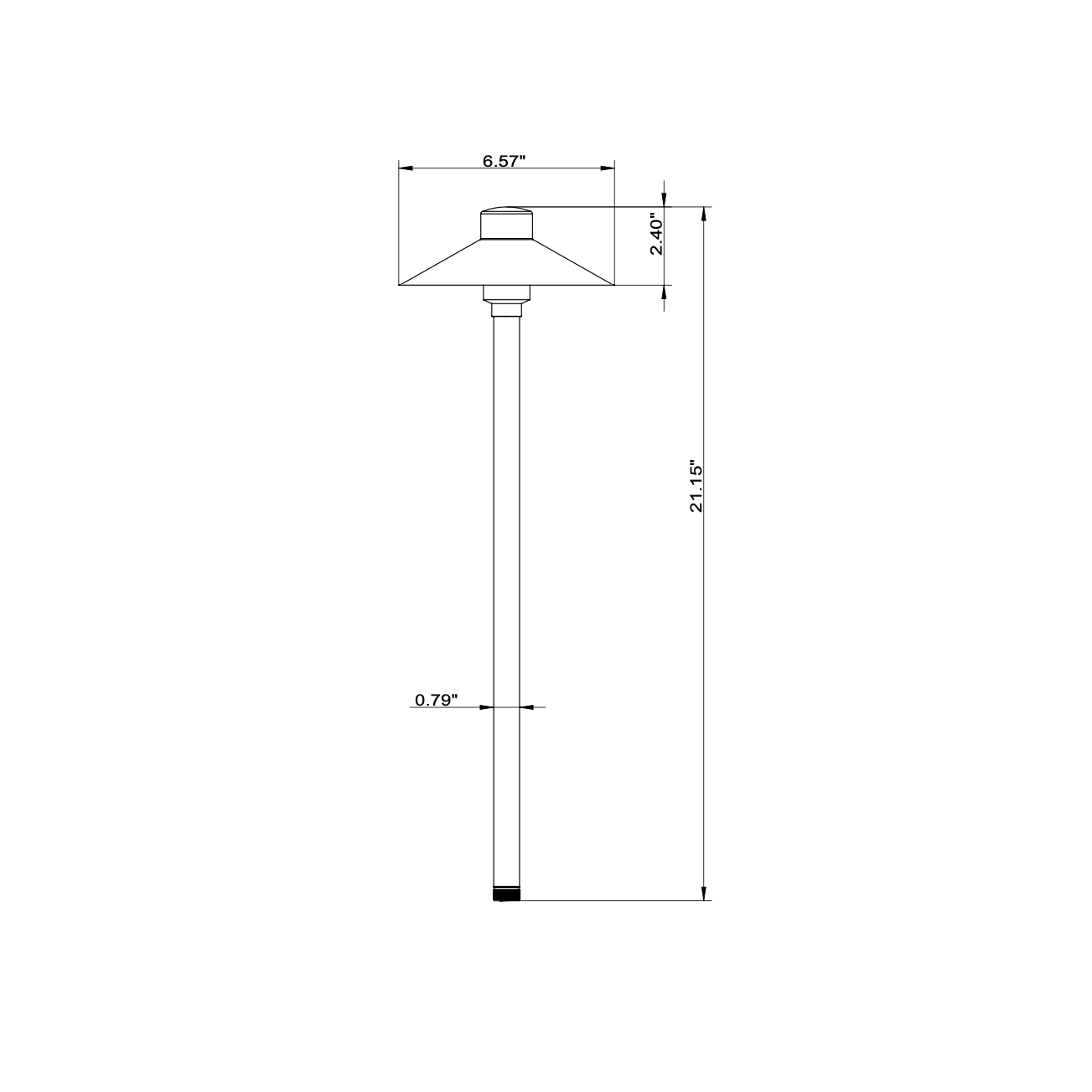 Tulay BH 18" Copper Pathlight