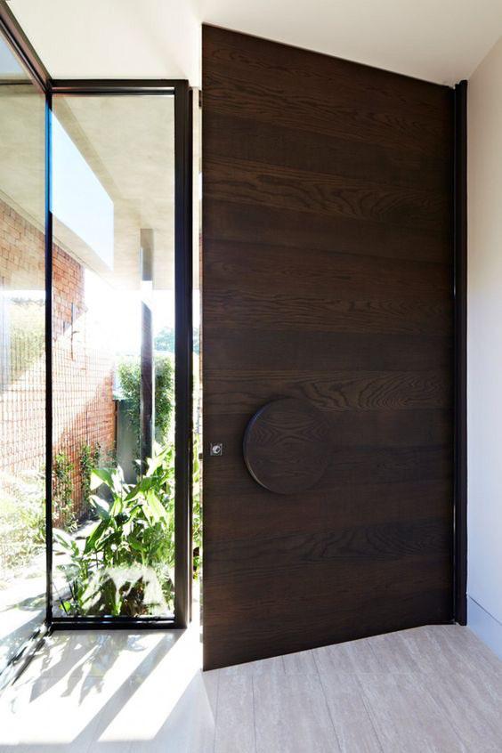 Pivot Door – PY-023 – Contemporary Pivot Wood Design