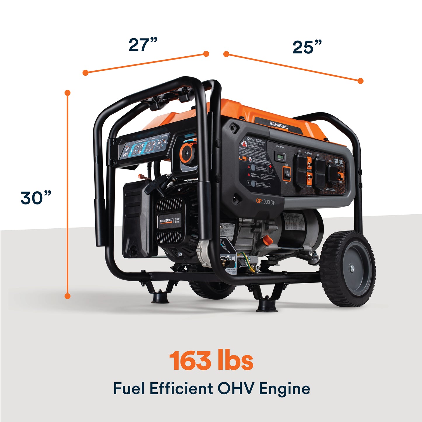 GP Series 5500-watt COSENSE® 50ST Portable Generator