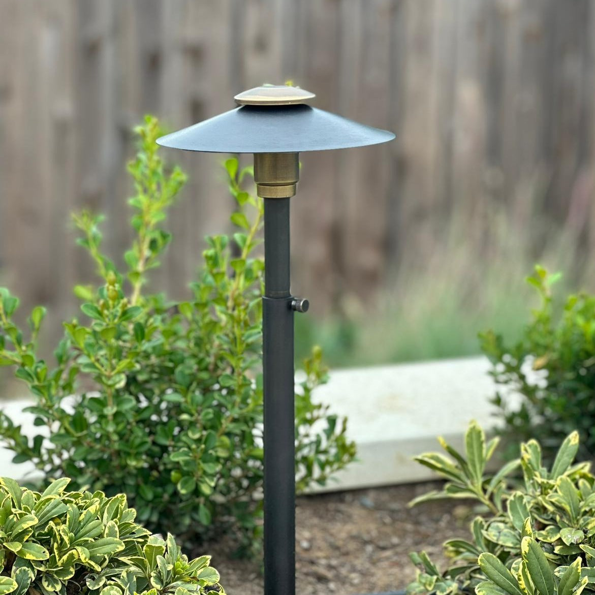 Stelvio BAB Brass Adjustable Pathlight