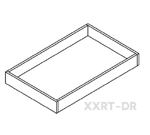 27RT-DR (27" Roll Out Tray With Dove Tail Drawer Box For all Styles)