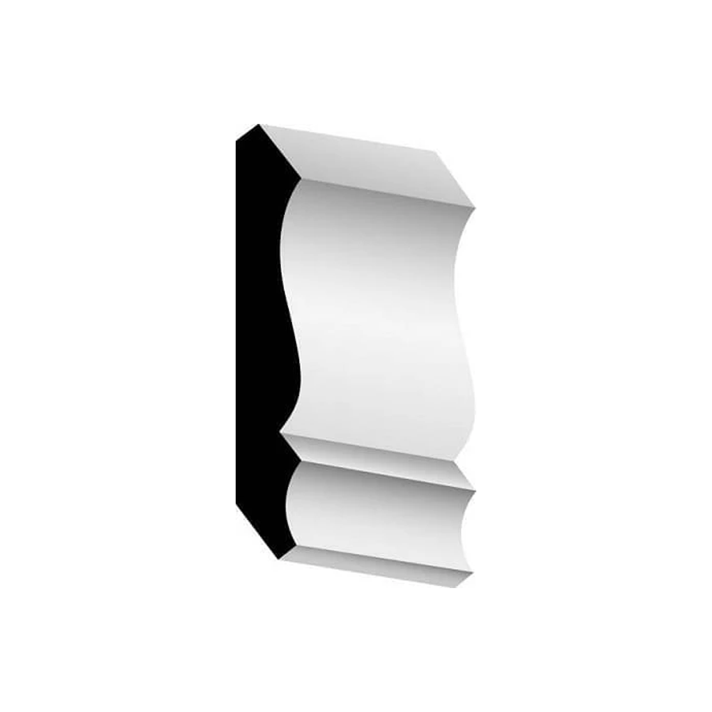 Woodgrain Millwork WM 49 Primed MDF Crown Molding 3-5/8 in. x 12 ft.