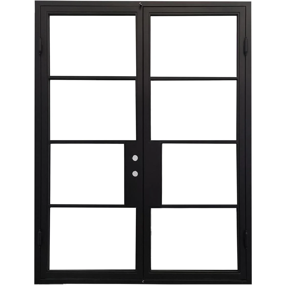 5/0x8/0 French Exterior Wrought Iron Prehung Door