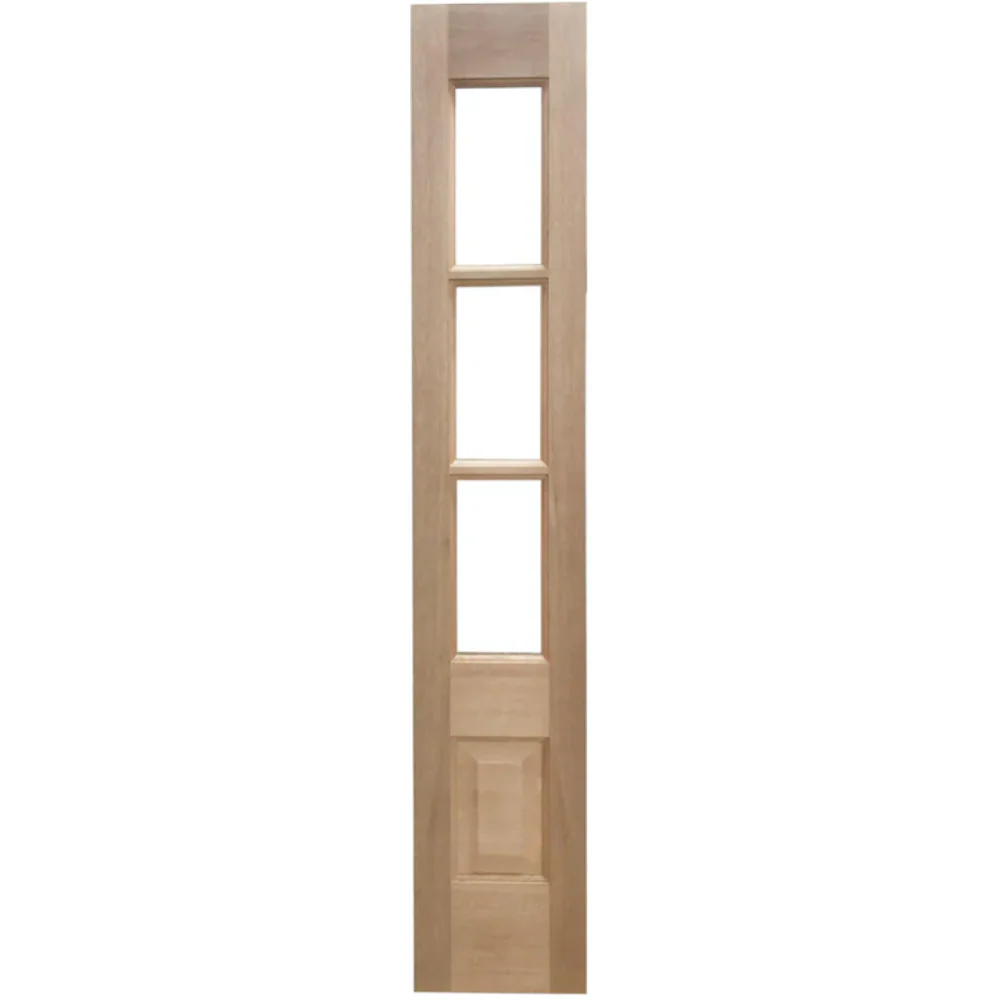14x80 in. Mahogany Side lite Slab | 3 Lite
