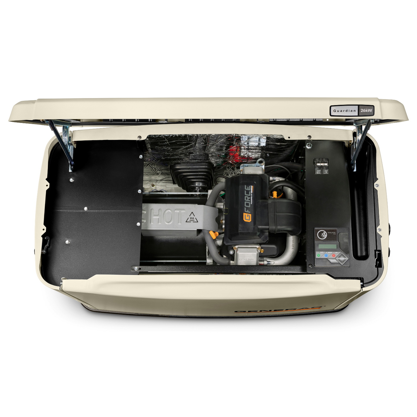 Standby Generator, 26kW | With Whole House Switch | WiFi Enabled