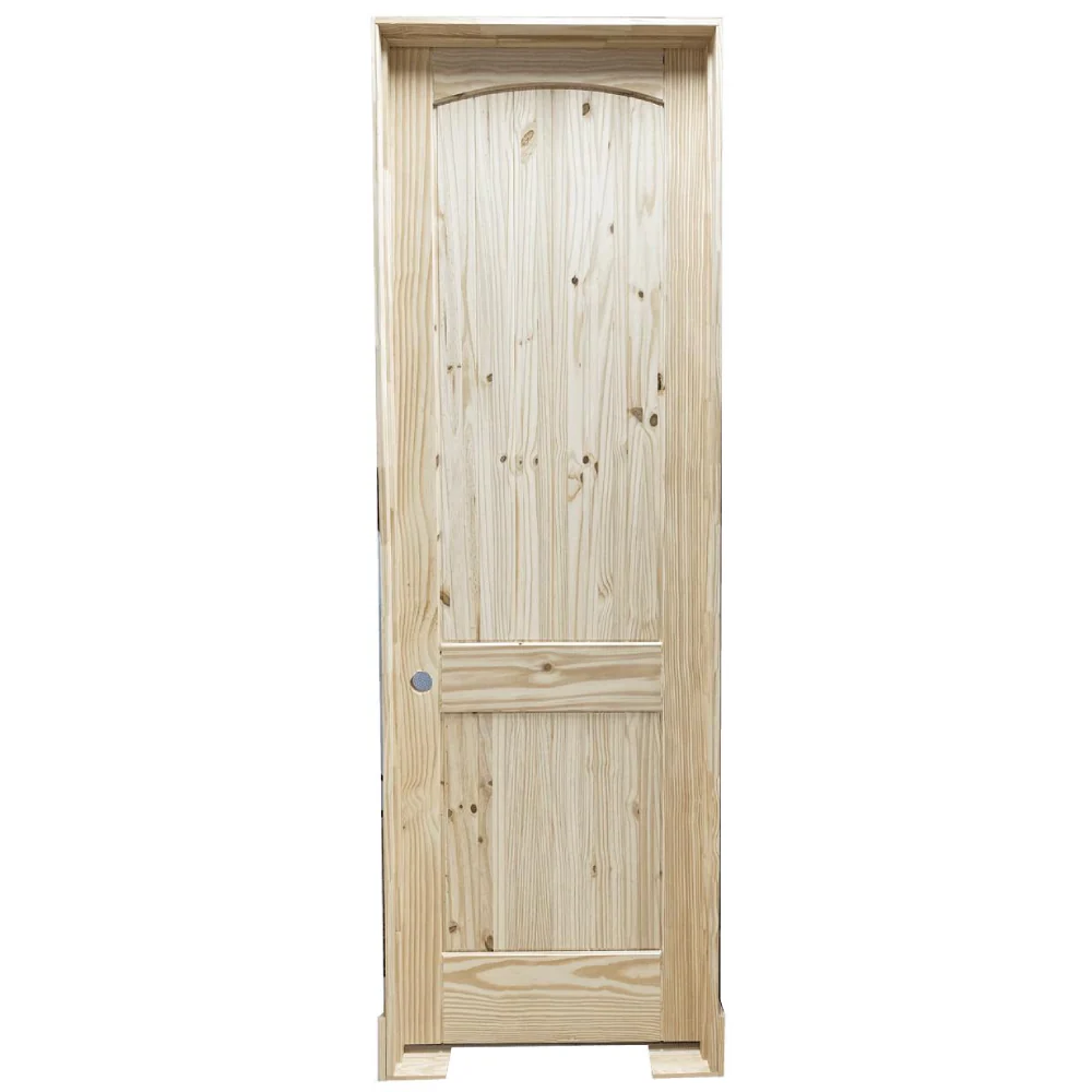 32 in x 96 in Knotty Pine Prehung Interior Door