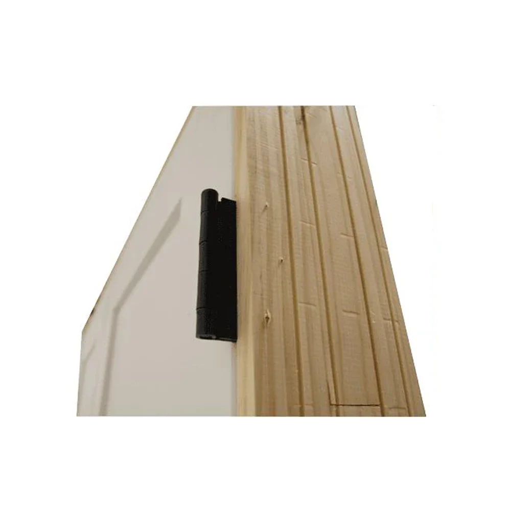 6/0x6/8 White Shaker 2-Panel Solid Core Primed MDF Prehung Interior French Door