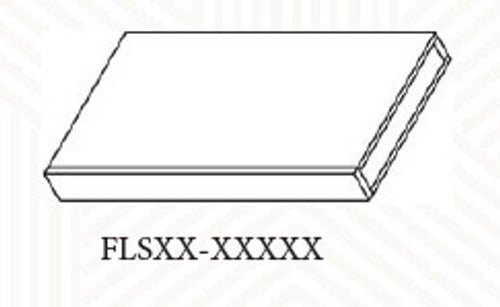 FLS36-WHITE ( (PW ) Floating Shelves 10"Dx36"Wx2 1/2"H)