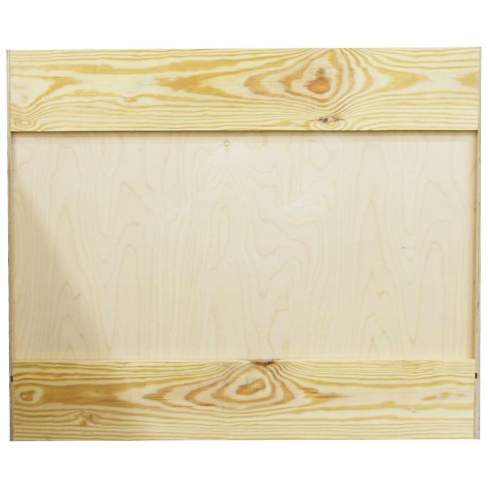 60 in Single Sink Bathroom Vanity Cabinet in Unfinished Poplar | Shaker Style