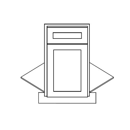 AW-BDCF36K-FL (Front frame, Door & drawer front, floor and toe kick only (NOT FULL CABINET))