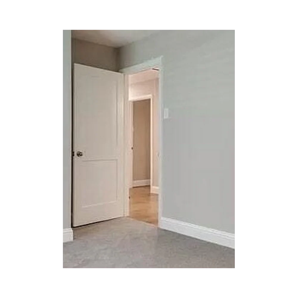 30 in x 80 in White 2-Panel Shaker Solid Core Primed MDF Prehung Interior Door