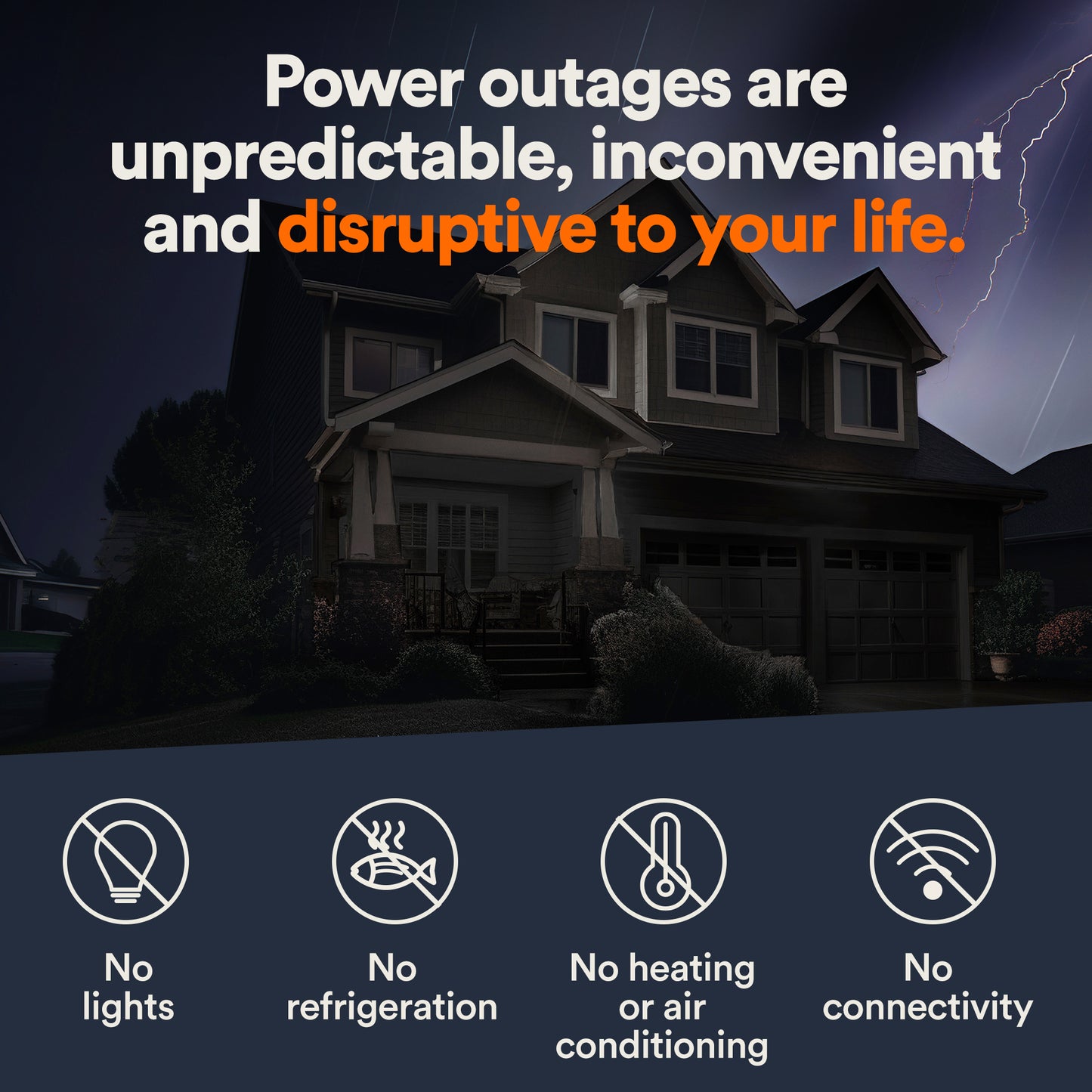 Standby Generator, 26kW | With Whole House Switch | WiFi Enabled