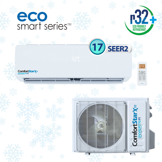 12K Wall-Mount R32 Mini-Split – 17 SEER2