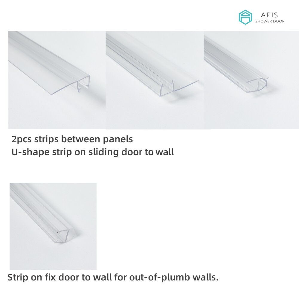AS-0138 Sliding Shower Door 60" x 60"