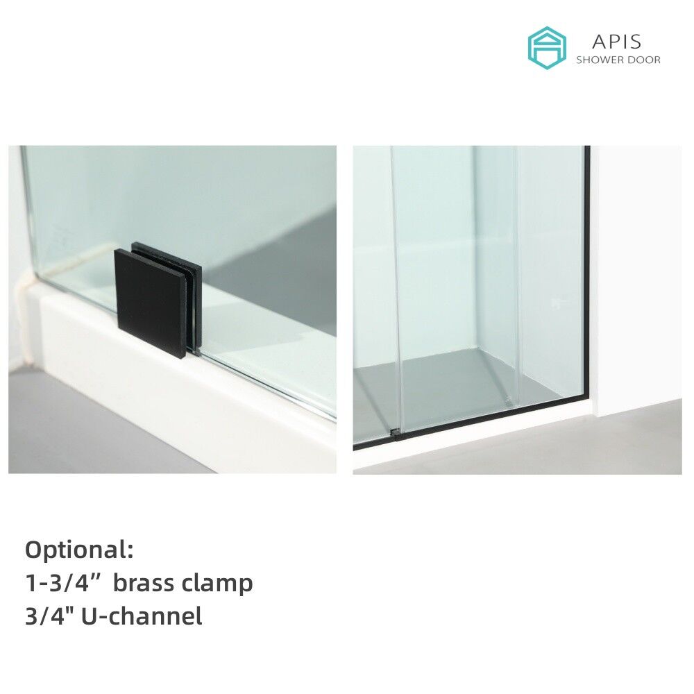 AS-2960 Sliding Shower Door 60" x 60"