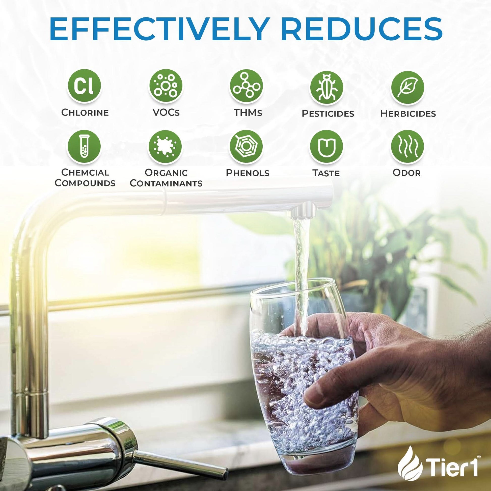 Whole House GAC Water Filtration System - 450,000 Gallon Chlorine Reduction for Clean, Fresh Water