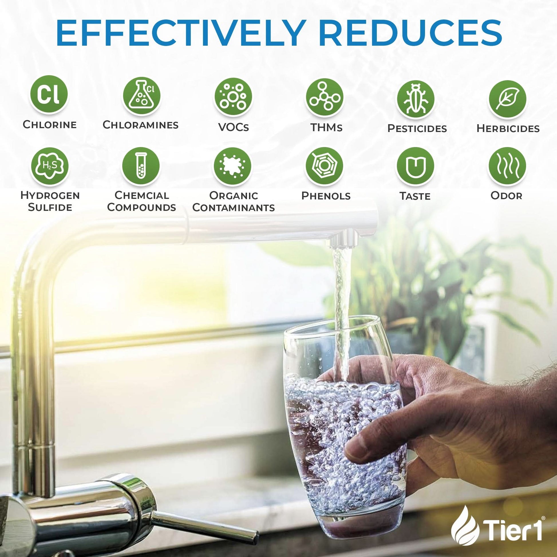 Whole House Catalytic GAC Water Filter System - 300,000 Gallon Chloramine Reduction & Enhanced Performance for Pure, Refreshing Water