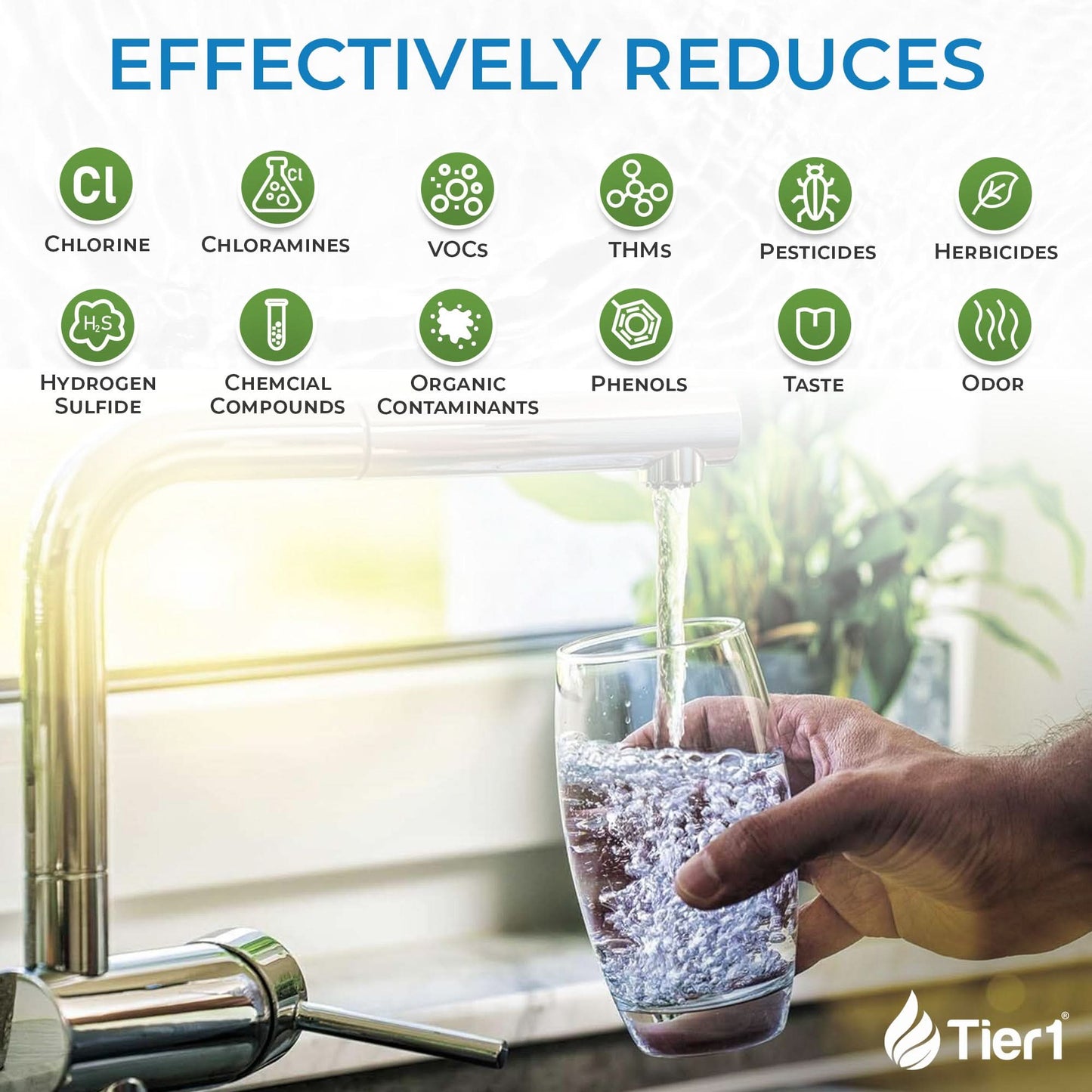 Whole House Catalytic GAC Water Filter System - 450,000 Gallon Chloramine Reduction & Enhanced Performance for Pure, Refreshing Water