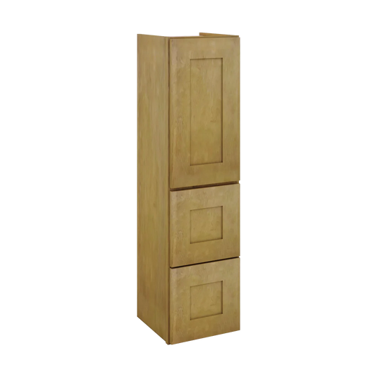 Modernform Cabinet Natural Shaker 12" W X 45" H X 12" D Vanity Countertop Linen Cabinet