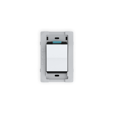 Universal Backplate With Single Pole Simple Rocker Switches