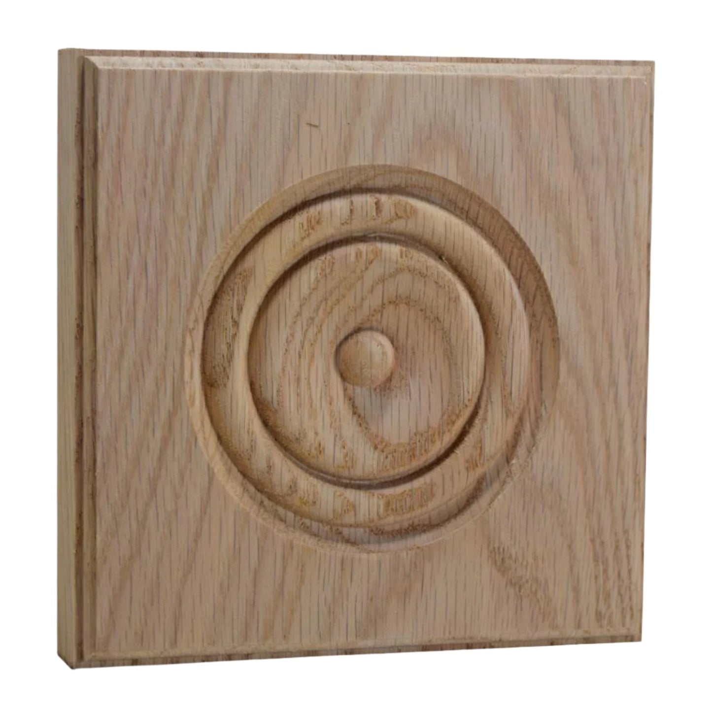 EWAP90 Rosette Casing Corner Block 1 inch x 5-1/2 inch Square Unfinished