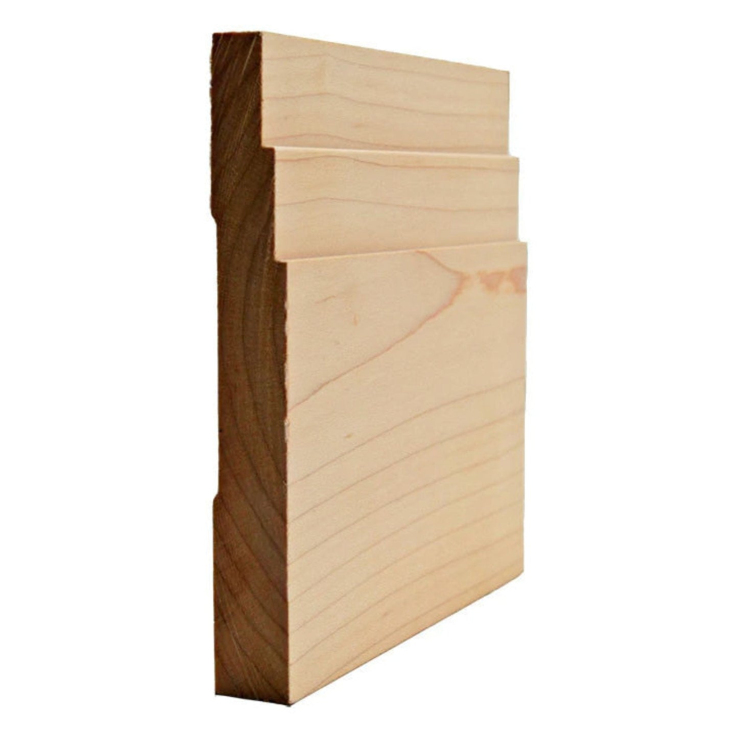 EWBB29 Contemporary Stepped 5-1/4" Tall x 11/16" Baseboard Unfinished