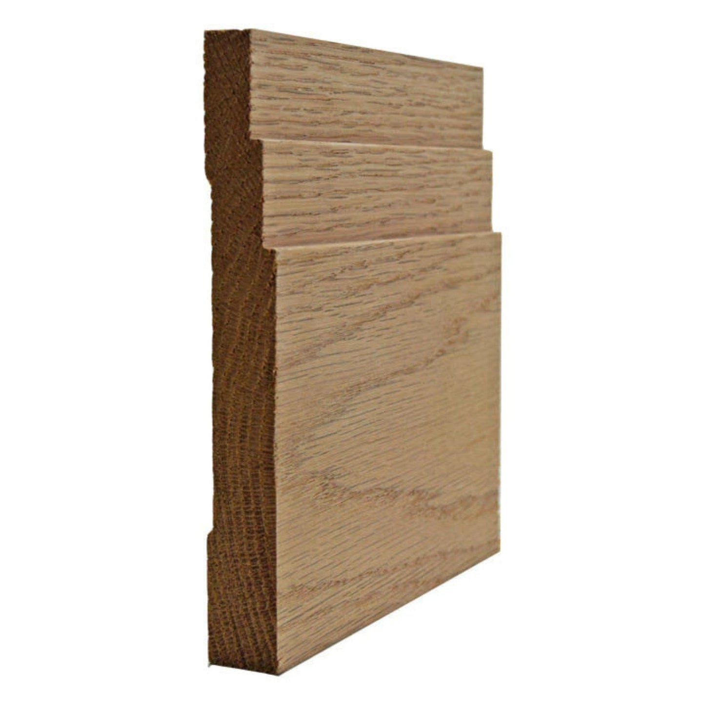 EWBB29 Contemporary Stepped 5-1/4" Tall x 11/16" Baseboard Unfinished