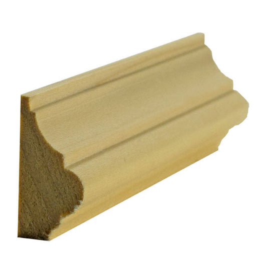 EWBC29 Colonial 1-1/2" Tall x 3/4" Base Cap Moulding. Unfinished