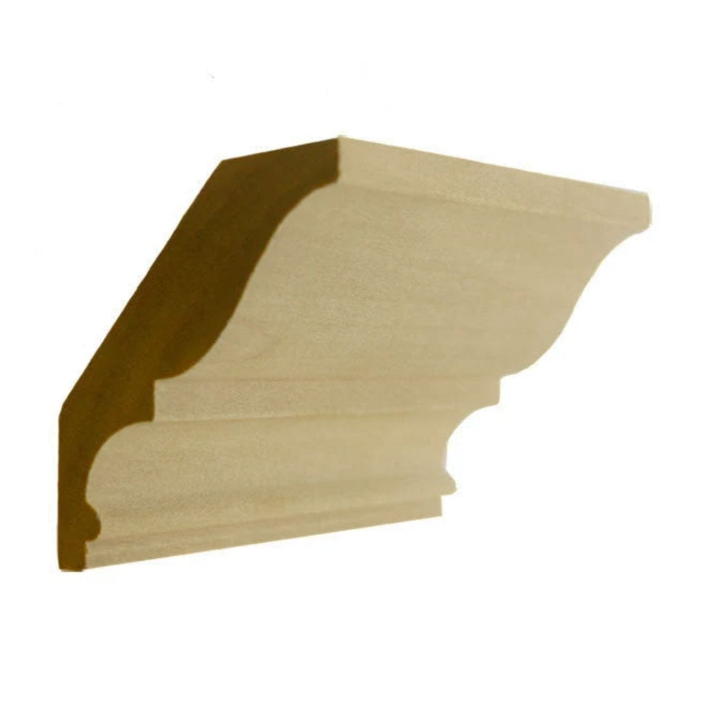 EWCR17 Crown 3/4" x 3-3/16" Unfinished 2-1/2" High x 2" Deep