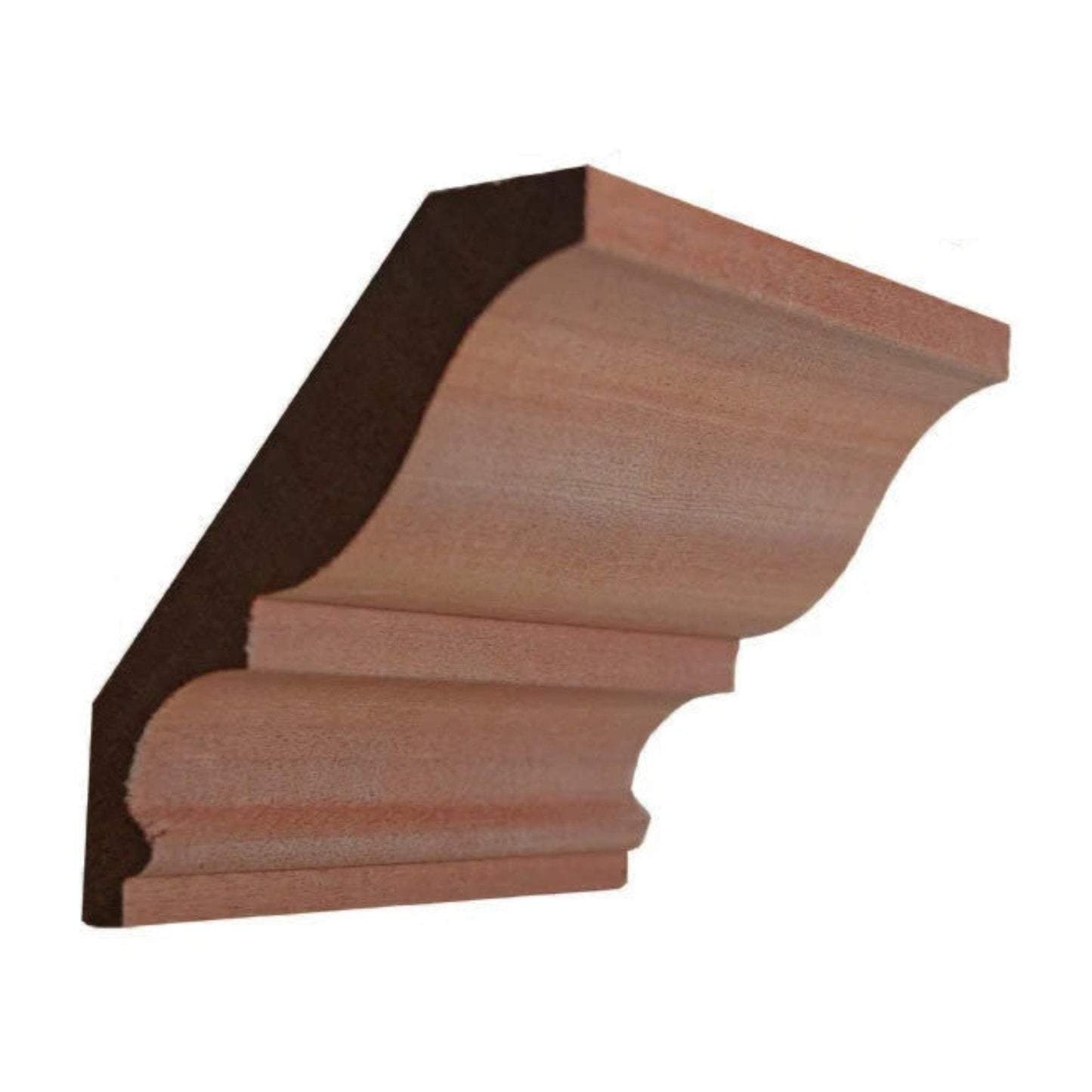 EWCR18 Crown 7/8" x 4-1/2" Unfinished 3-1/2" High x 2-3/4" Deep