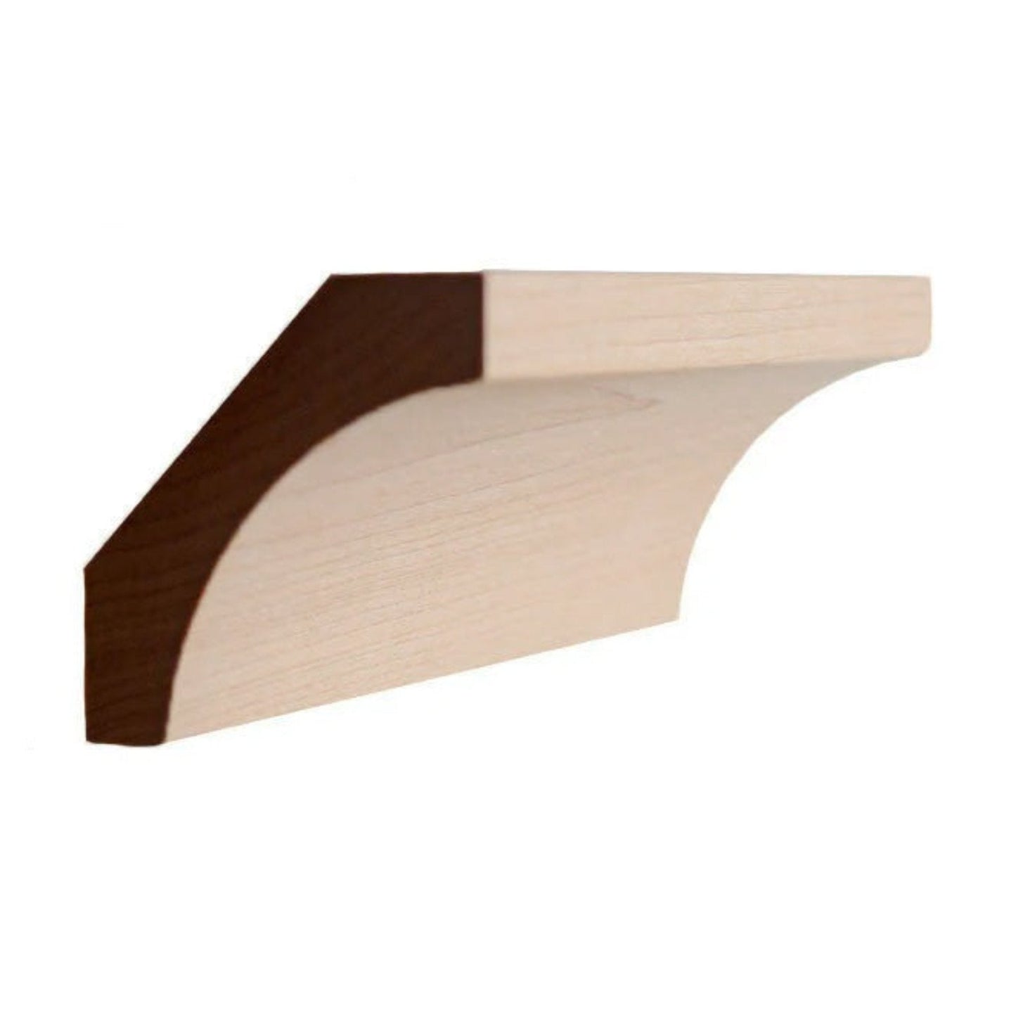 EWCR39 Cove Crown 3/4" x 2-5/8" Unfinished 1-7/8" High x 1-3/4" Deep