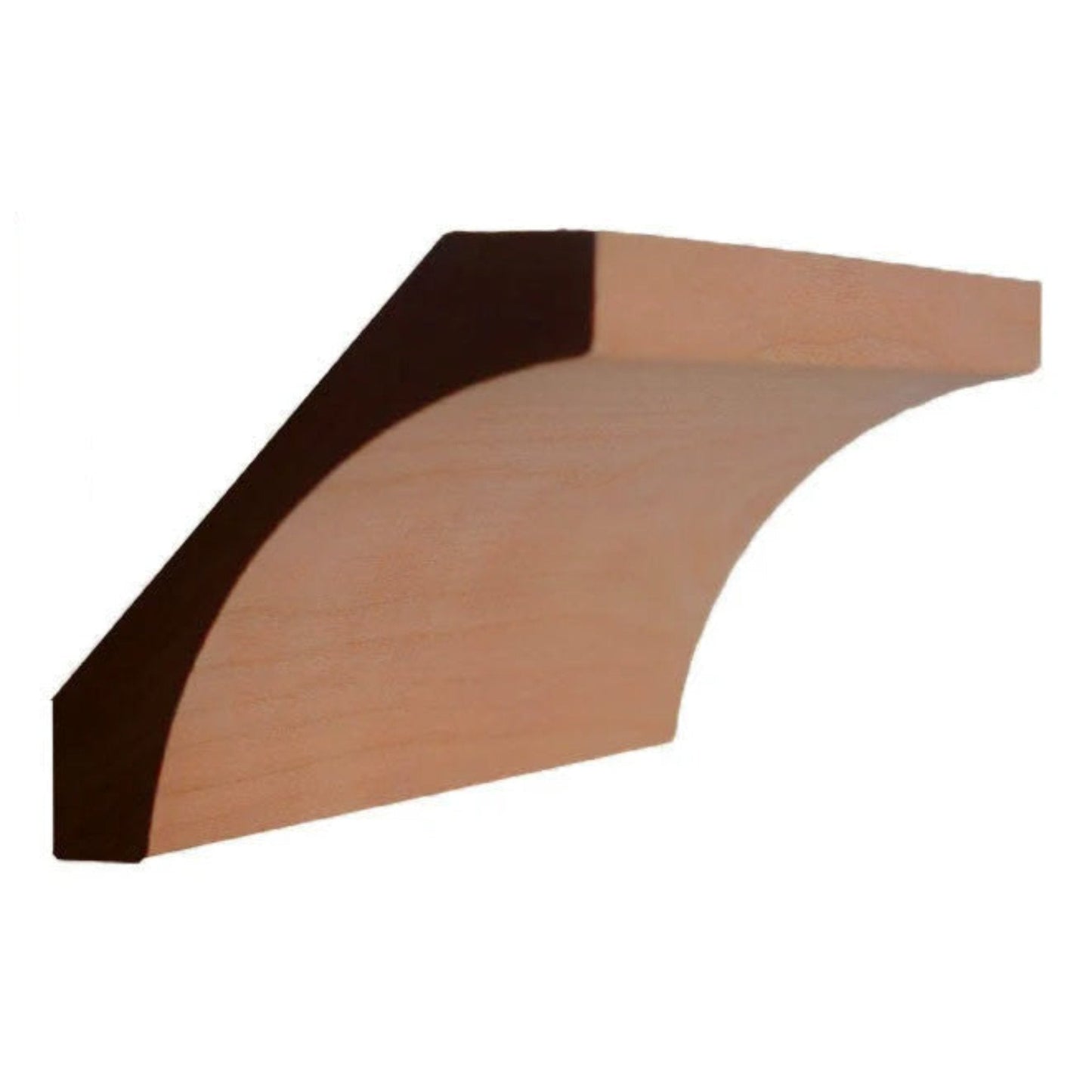 EWCR40 Cove Crown 3/4" x 3-3/4" Unfinished 2-5/8" High x 2-1/2" Deep