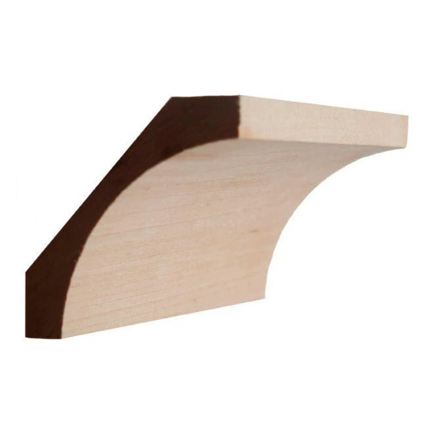 EWCR40 Cove Crown 3/4" x 3-3/4" Unfinished 2-5/8" High x 2-1/2" Deep