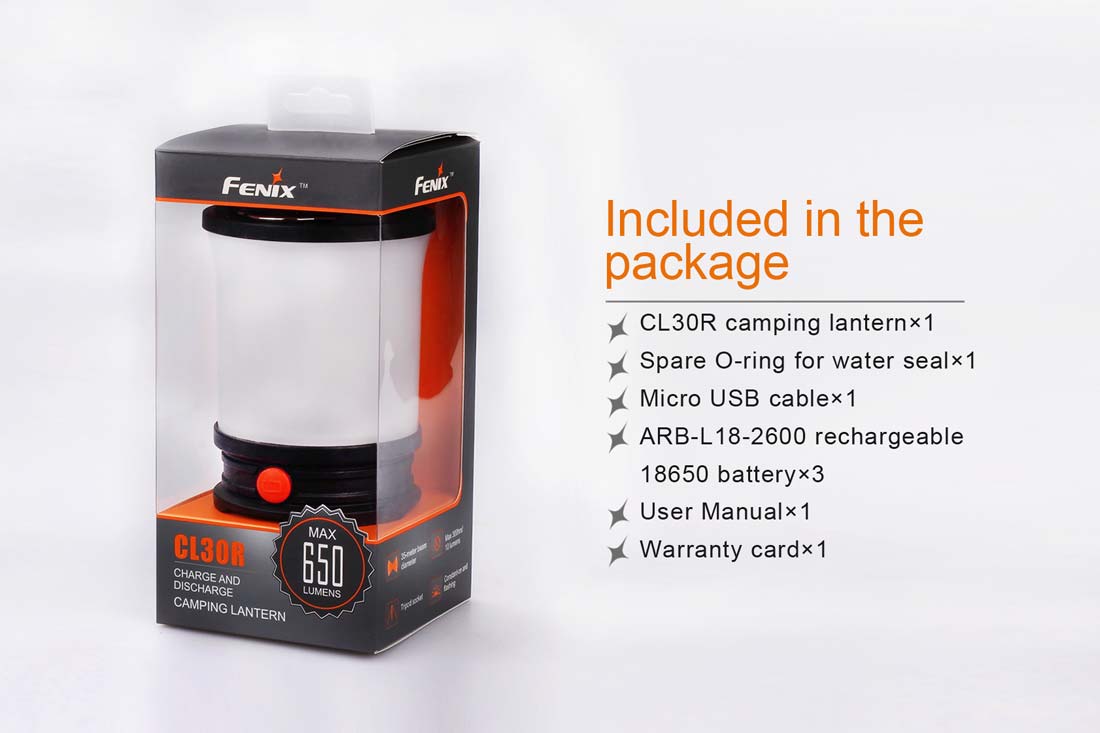 Fenix CL30R USB Lantern