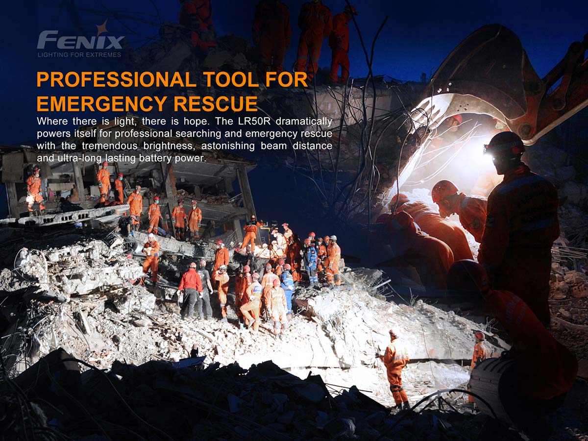 Fenix LR50R Flashlight