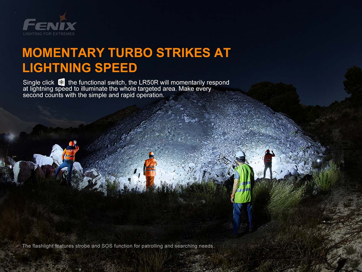 Fenix LR50R Flashlight