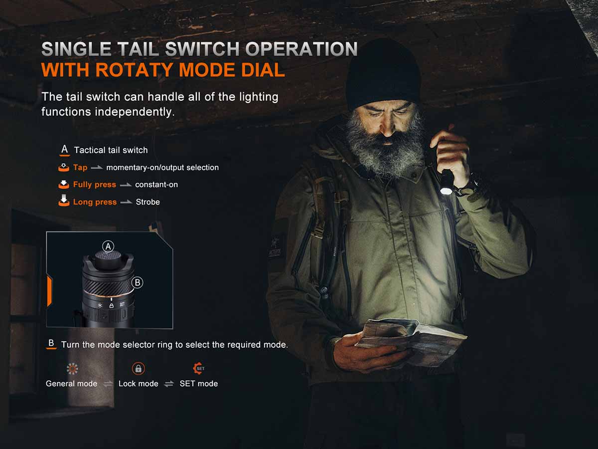 Fenix PD45R ACE Flashlight