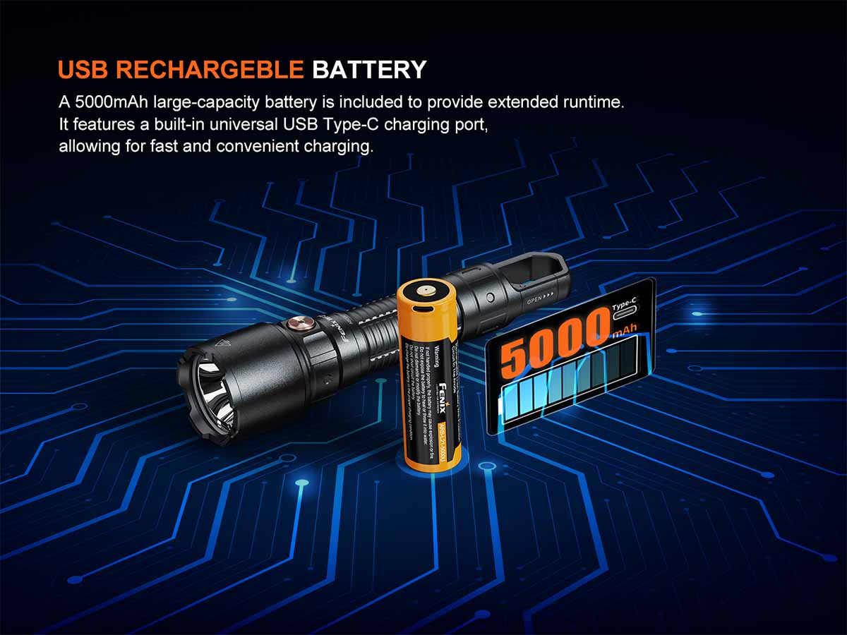 Fenix WF25RM Rechargeable Work Flashlight