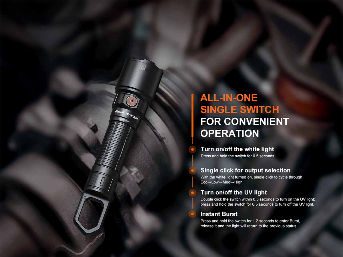 Fenix WF25RM Rechargeable Work Flashlight