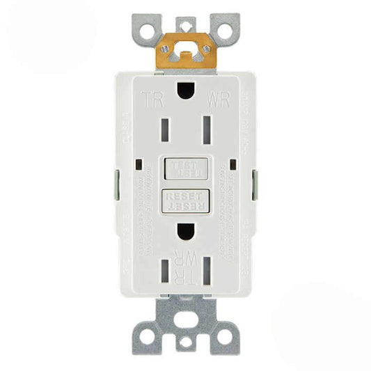 GFCI Receptacle with Gfi Outlet  Nema Standard 15 Amp/20 Amp Gfci Receptacle Us American 2 Outlet Gfci Wall Outlet Socket