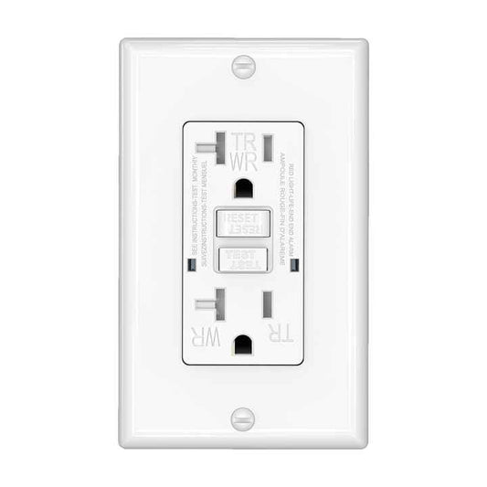 Electrical Supplies Gfci Receptacle Outlet for Bathroom 125V Gfci Breakers Nema Certificate