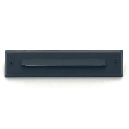 Arrow Black Simple Louv Brass Deck Light