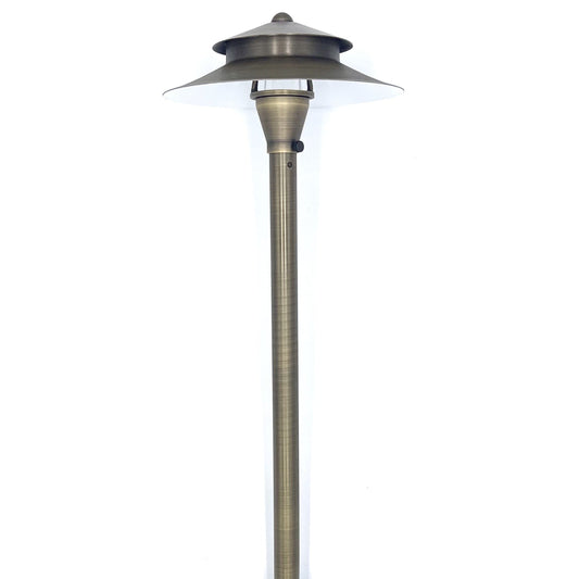 Tier 2 Antique Brass Path Light