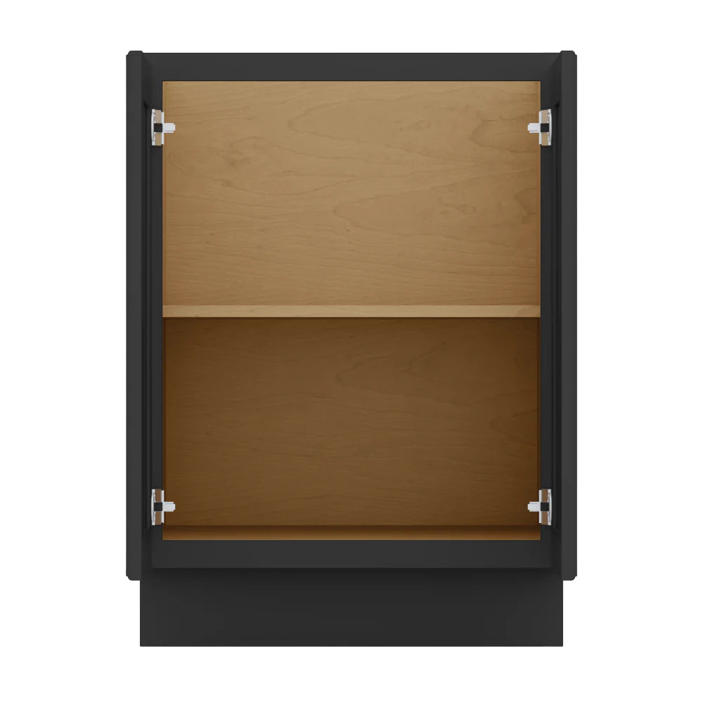 J&K Charcoal E2 Vanity Base FHD  24" W x 33" H x 21" D