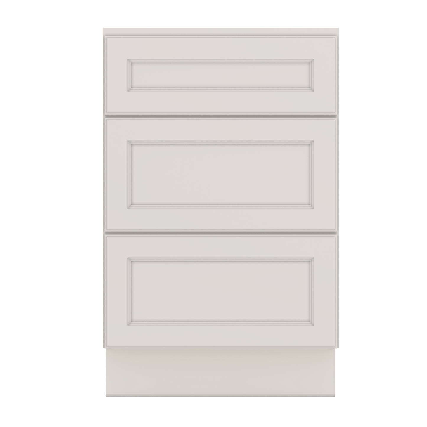 J&K Dove E1 Vanity 3 Drawer Base 24" W x 33" H x 21" D