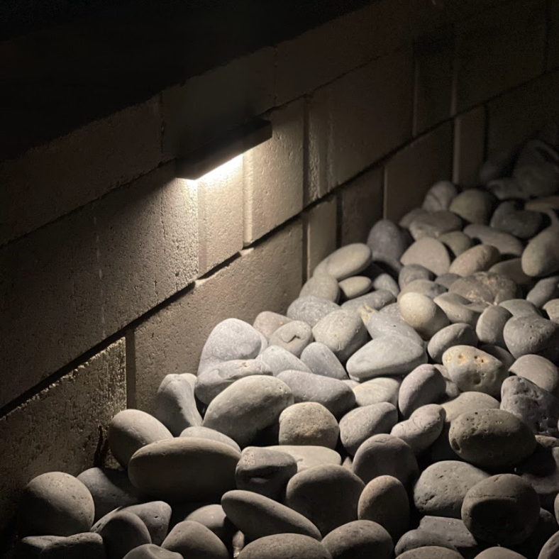 Tulay Black Brass Hardscape Light