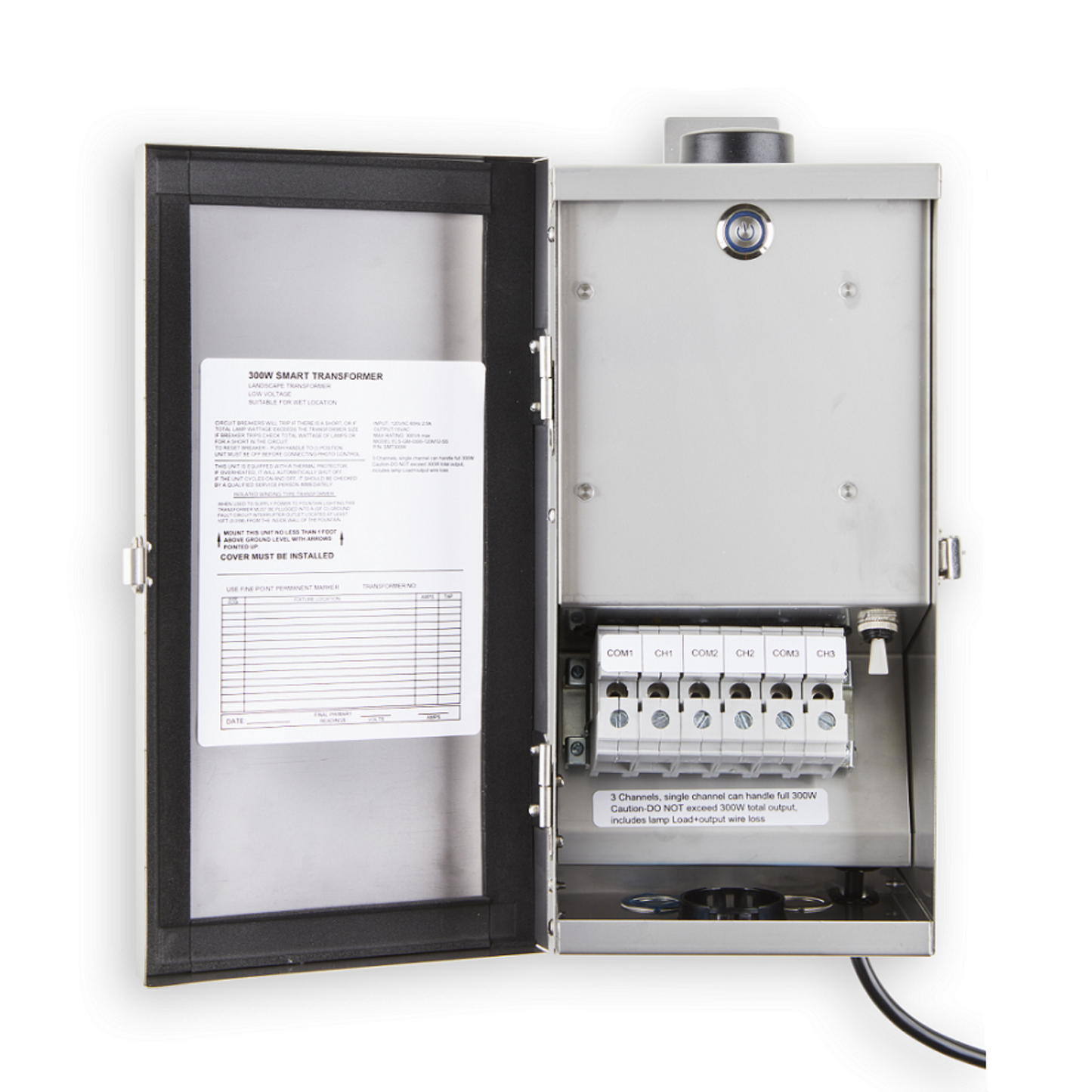 300W 3-Zone Wifi Non Dimming Smart Transformer